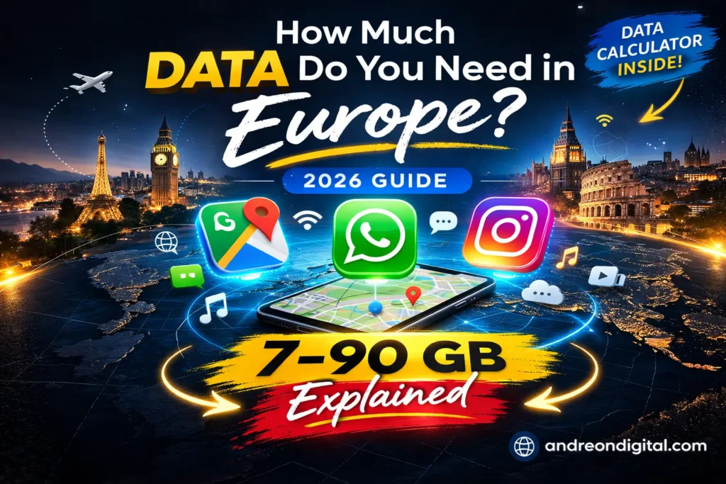 how much data do i need in europe 2026 travel guide