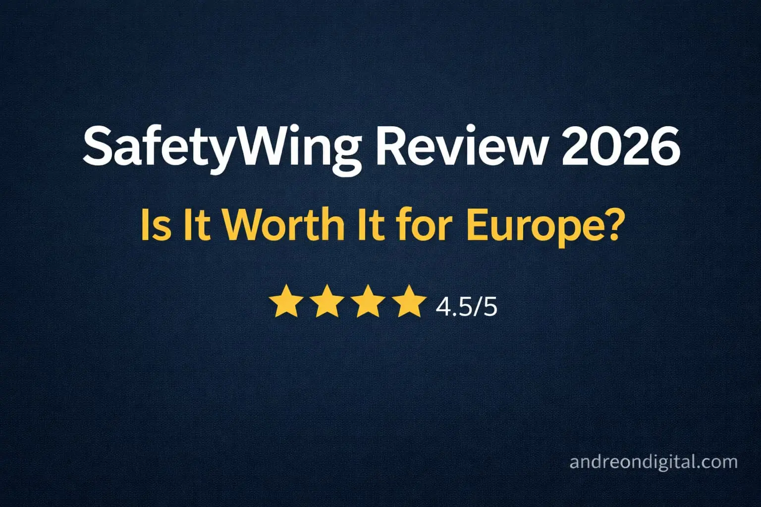 SafetyWing review 2026 honest nomad insurance tested in Europe