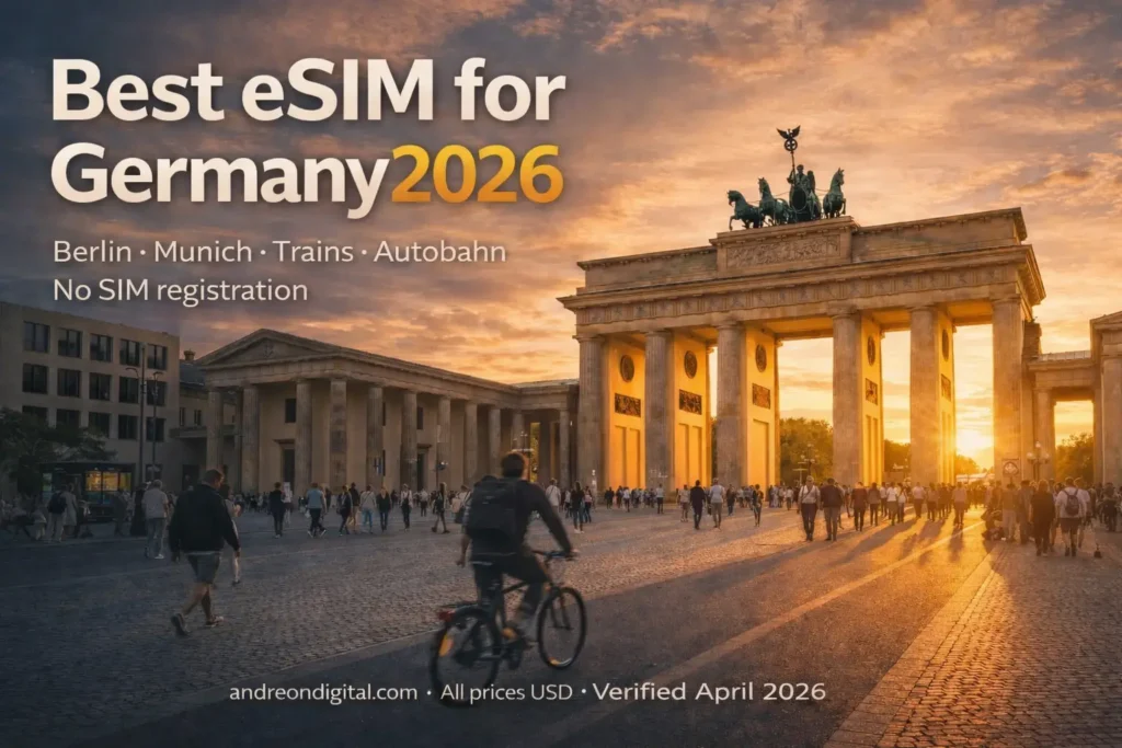 best esim for germany 2026 berlin brandenburg gate travel esim guide