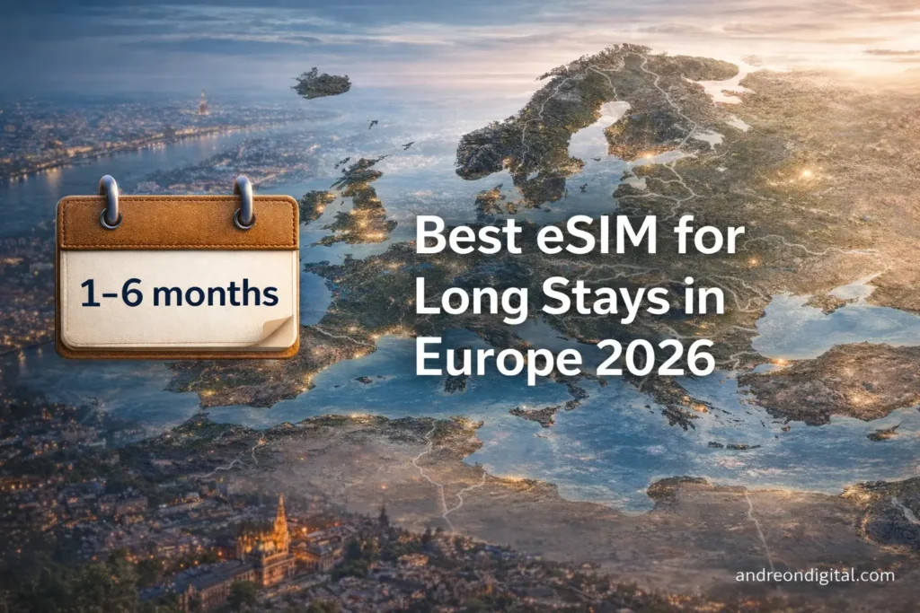 best esim for long stay europe 1 to 6 months 2026