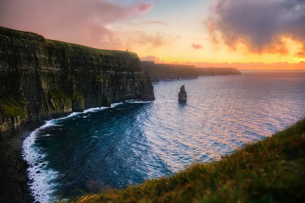 Cliffs of Moher sunset Ireland dramatic cliffs Atlantic Ocean Wild Atlantic Way