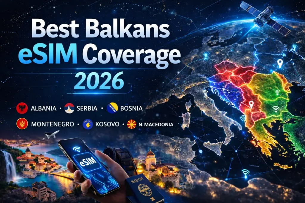 esim coverage balkans 2026 albania serbia bosnia montenegro guide