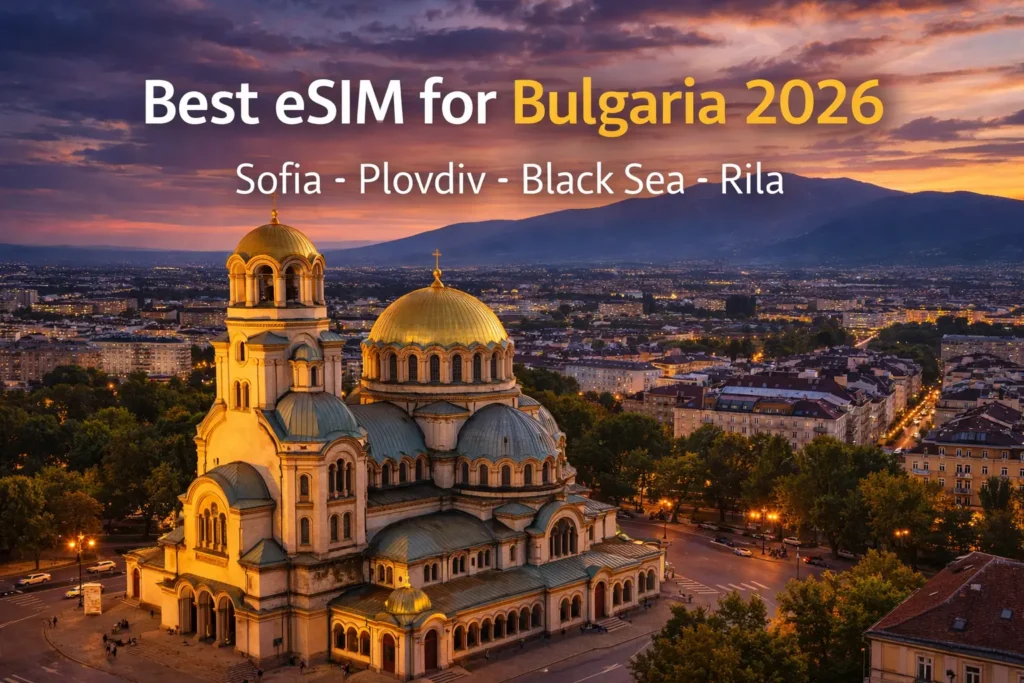 best esim bulgaria travel 2026 sofia black sea coast coverage