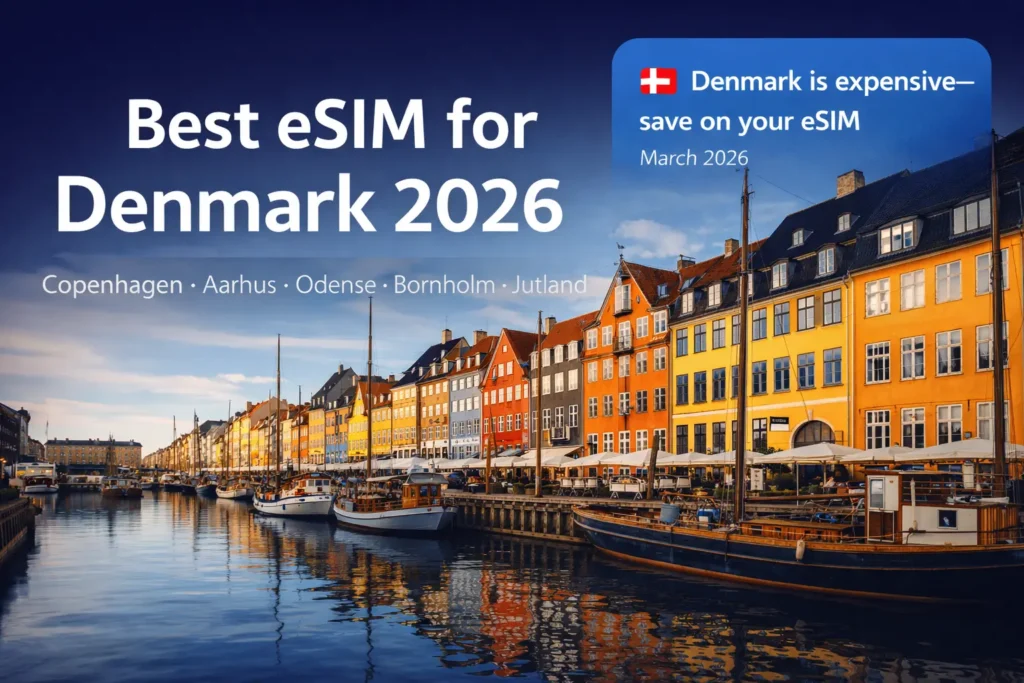 best esim denmark 2026 copenhagen nyhavn tivoli tdc telia coverage guide nomad holafly