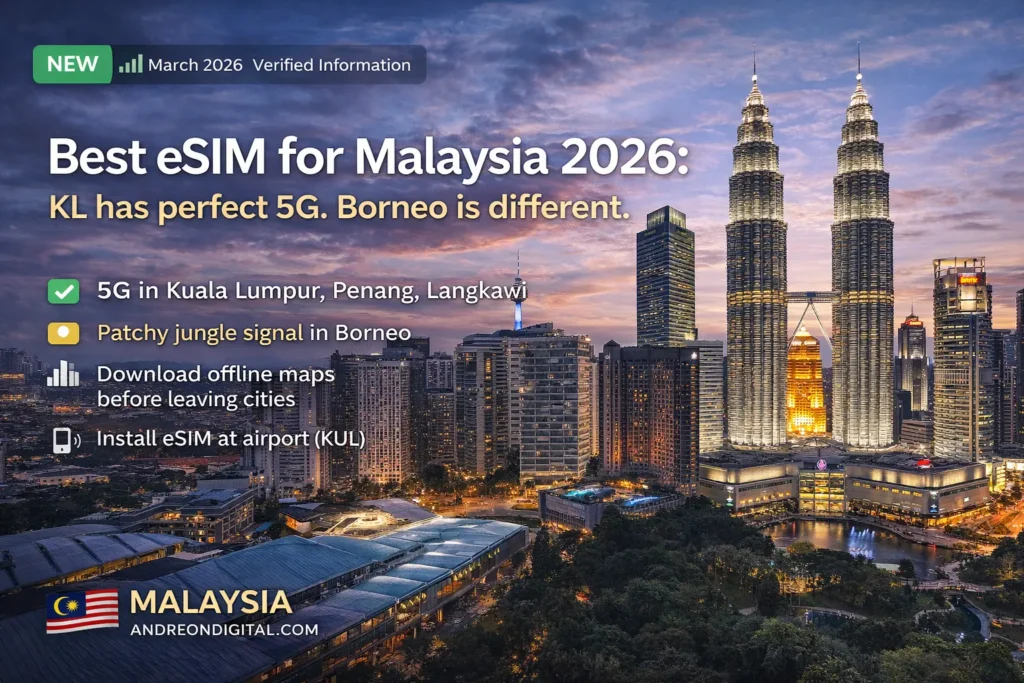 best esim malaysia 2026 kuala lumpur penang borneo maxis coverage guide unlimited