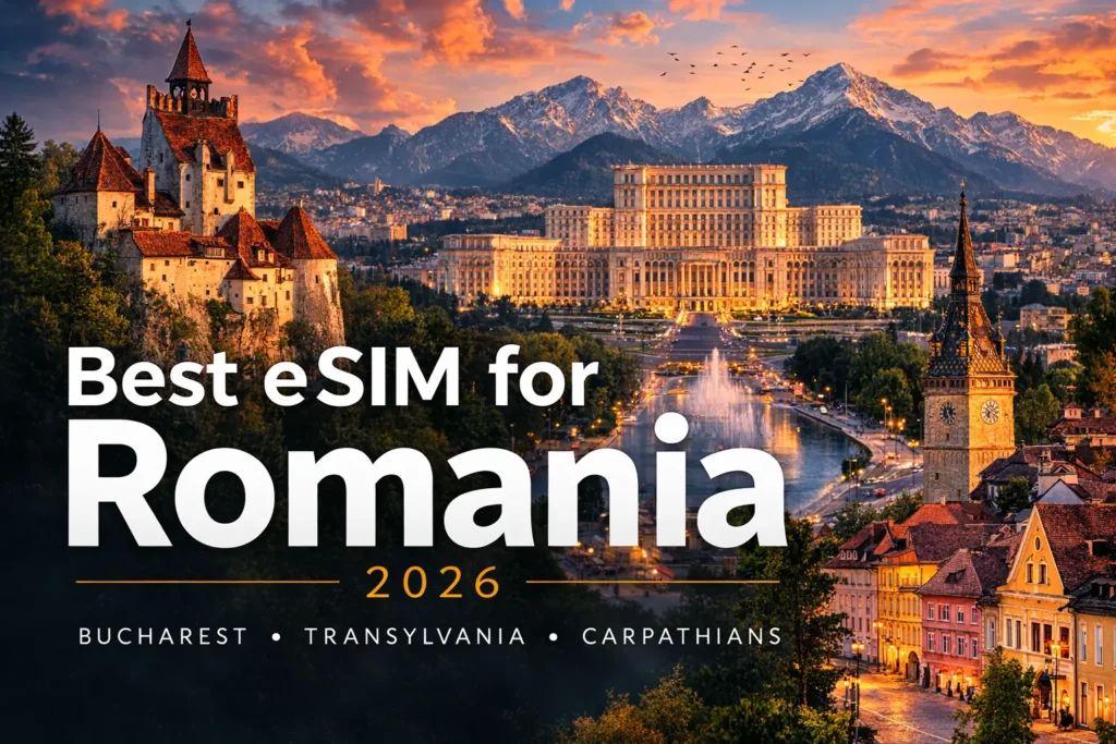 best esim romania travel 2026 bucharest transylvania