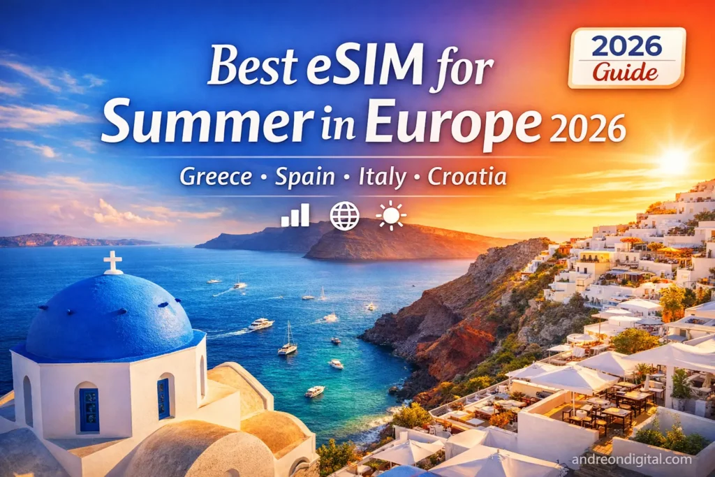 best esim summer europe 2026 greece spain italy croatia