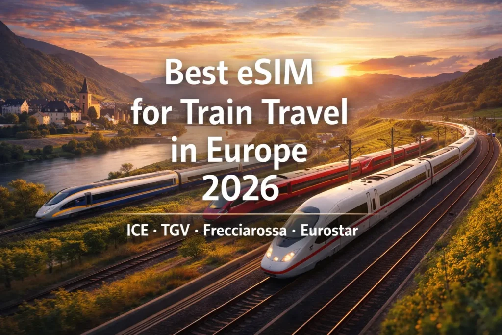 best esim train travel europe 2026 ice tgv frecciarossa