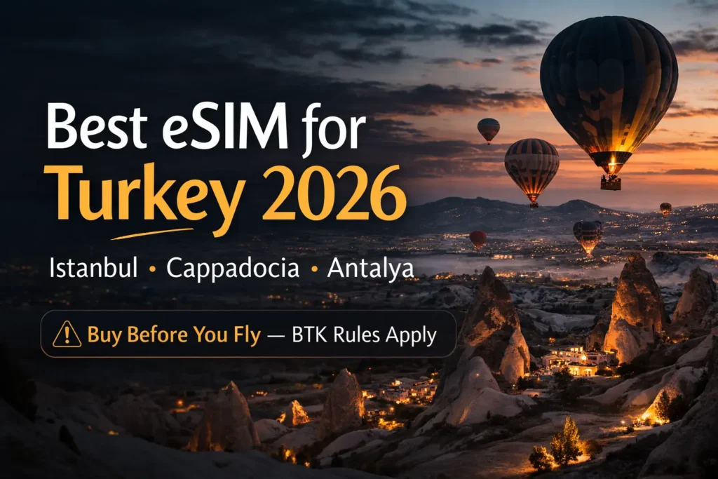 best esim for turkey 2026 istanbul cappadocia