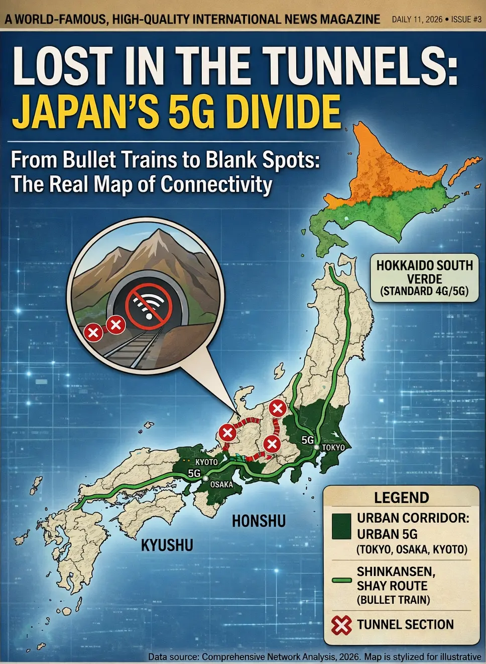 Japan eSIM Coverage Map 2026 Tokyo Kyoto Osaka Shinkansen Tunnels best esim for japan travel coverage guide mount fuji tokyo kyoto