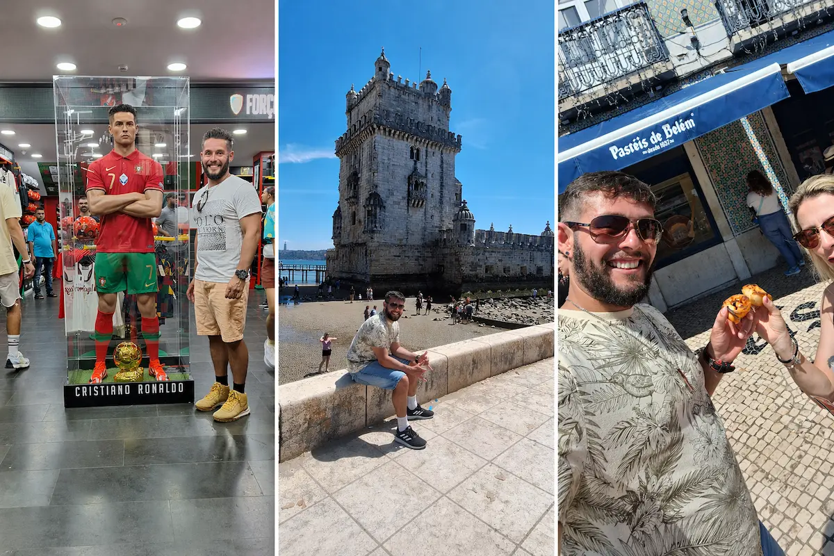 experiencia real con eSIM en Portugal Lisboa Belem Cristiano Ronaldo prueba personal viajero