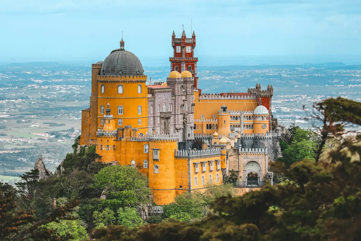 mejor eSIM para Portugal 2026 en Palacio da Pena Sintra con cobertura de internet para viajeros