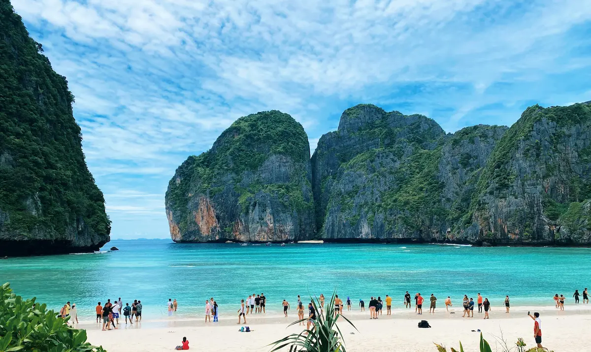 mejor eSIM para Tailandia 2026 en Maya Bay Phi Phi con cobertura real en islas y playas