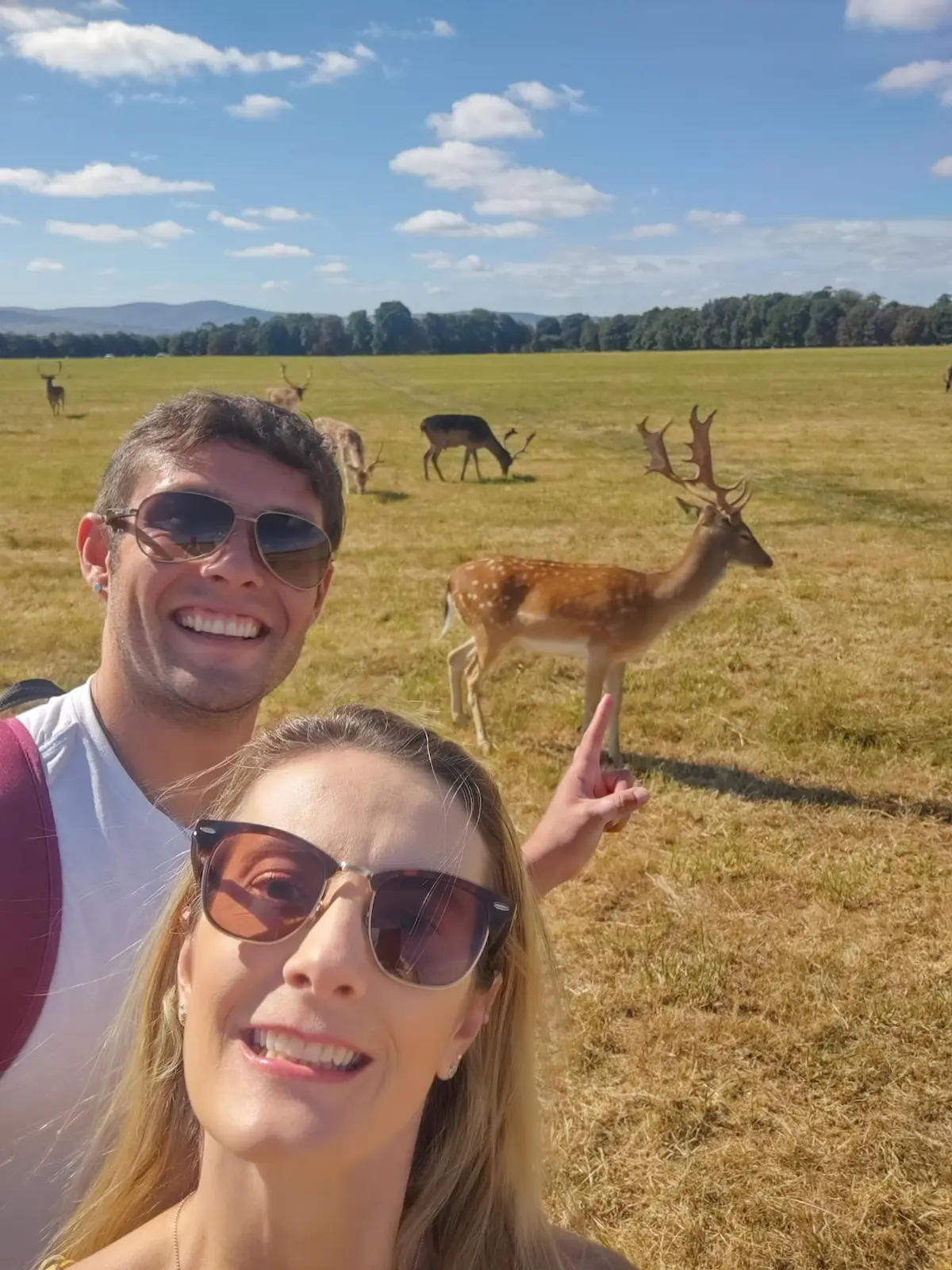 andre and nicoli at phoenix park dublin ireland during their first years living in europe