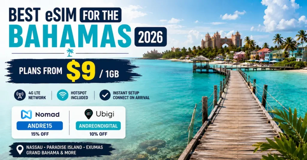 best esim for the bahamas 2026 nomad ubigi btc be aliv nassau paradise island exumas hotspot esim
