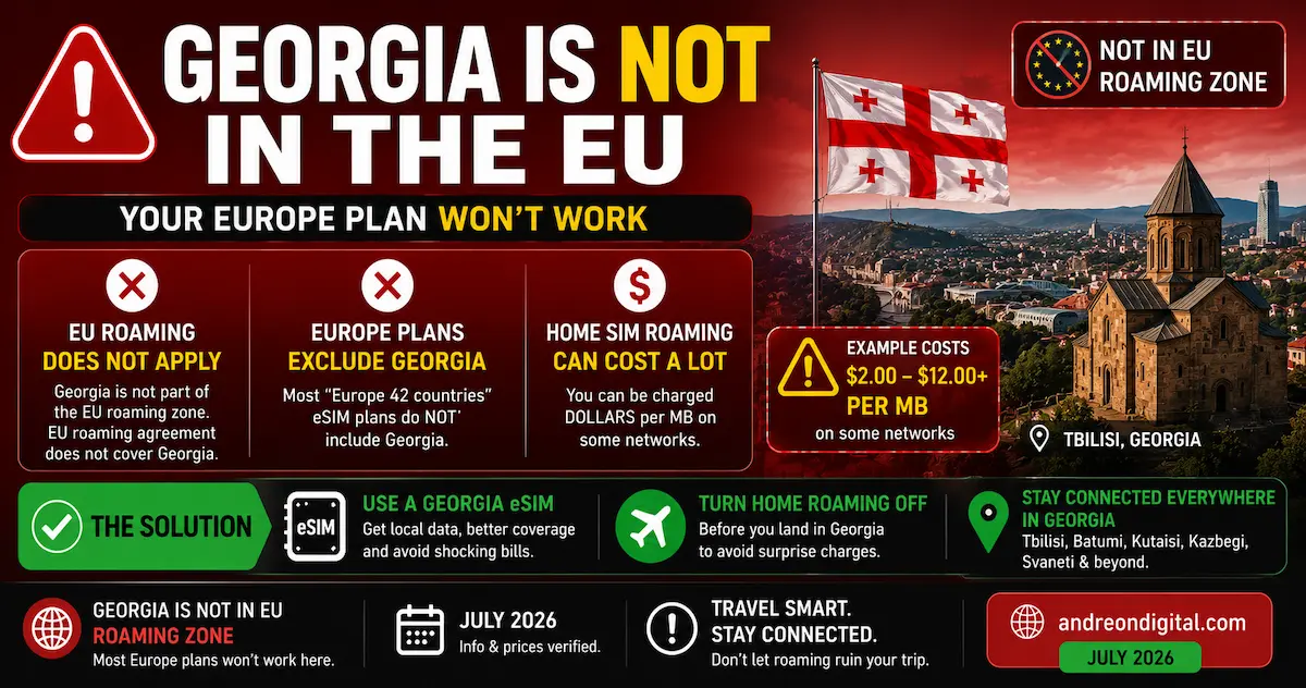 georgia not eu roaming zone 2026 europe esim plan does not work tbilisi turn off home roaming charges per mb