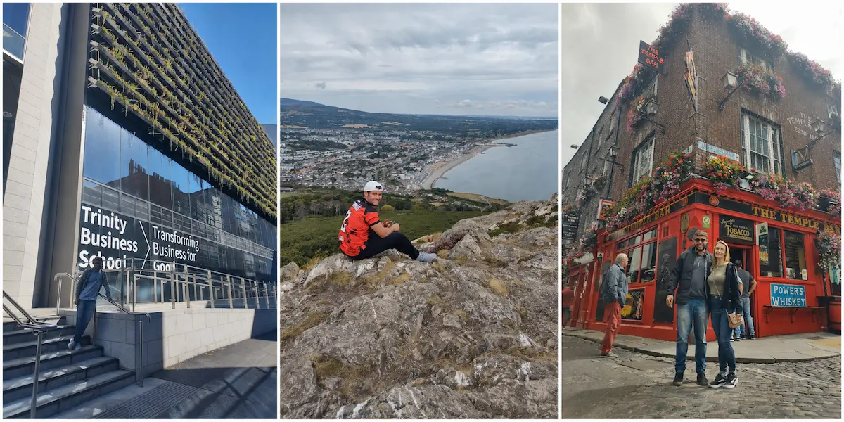 More moments from my travels around Ireland, including Temple Bar, Trinity Business School and Bray Head. Visiting different regions gave me practical experience with navigation, mobile coverage and everyday travel beyond the usual tourist attractions.