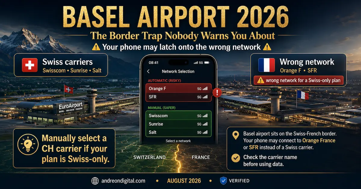 Basel Airport 2026 — The Border Trap Nobody Warns You About basel airport 2026 switzerland france border phone latches orange france sfr eu allowance not swiss esim