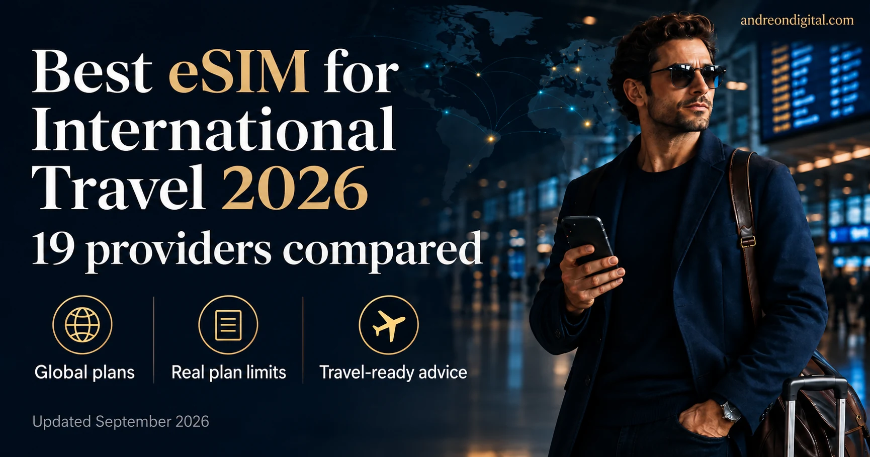 Best eSIM for international travel 2026, 19 providers compared